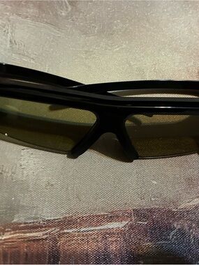 Black Active 3D/AR Glasses with Tinted Lenses made by Samsung